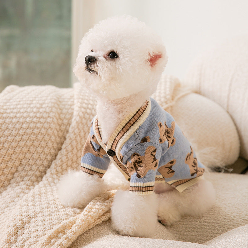 Pet Simple Warm Knitted Sweater Clothing