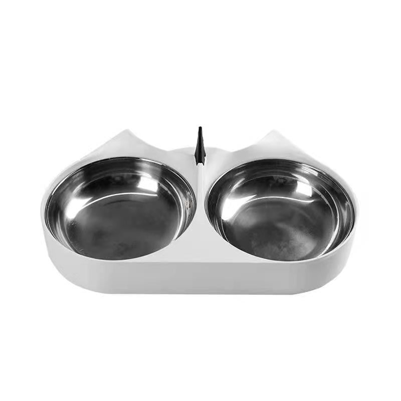 Pet Capsule Automatic Feeder Double Bowl System