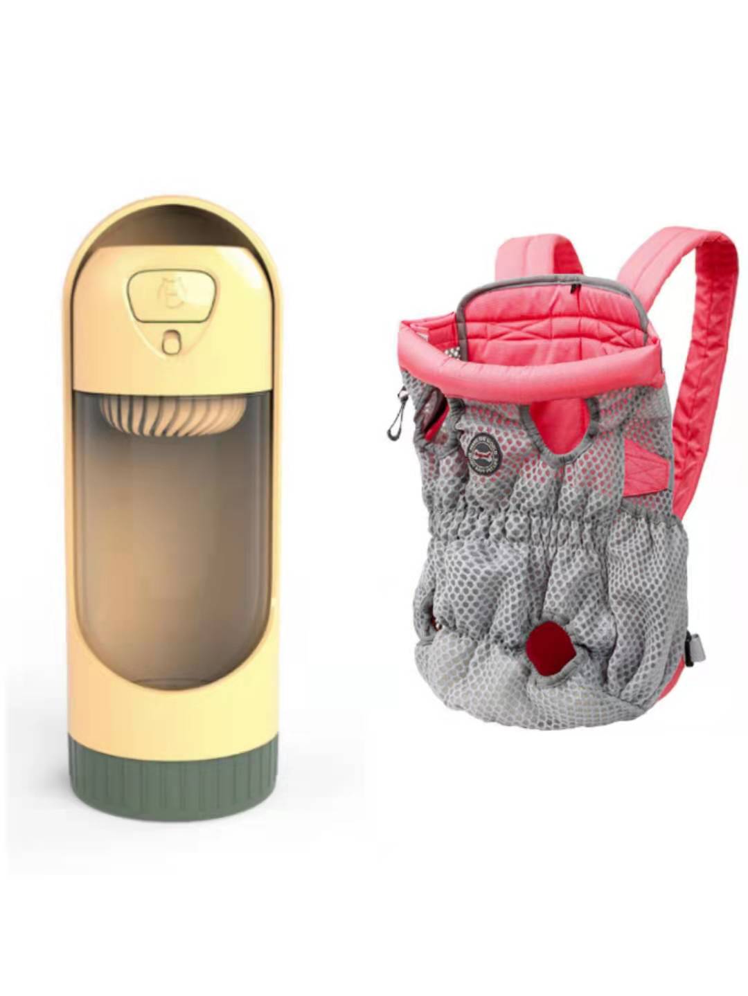 Breathable Mesh Pet Backpack Carrier For Outdoor Travel