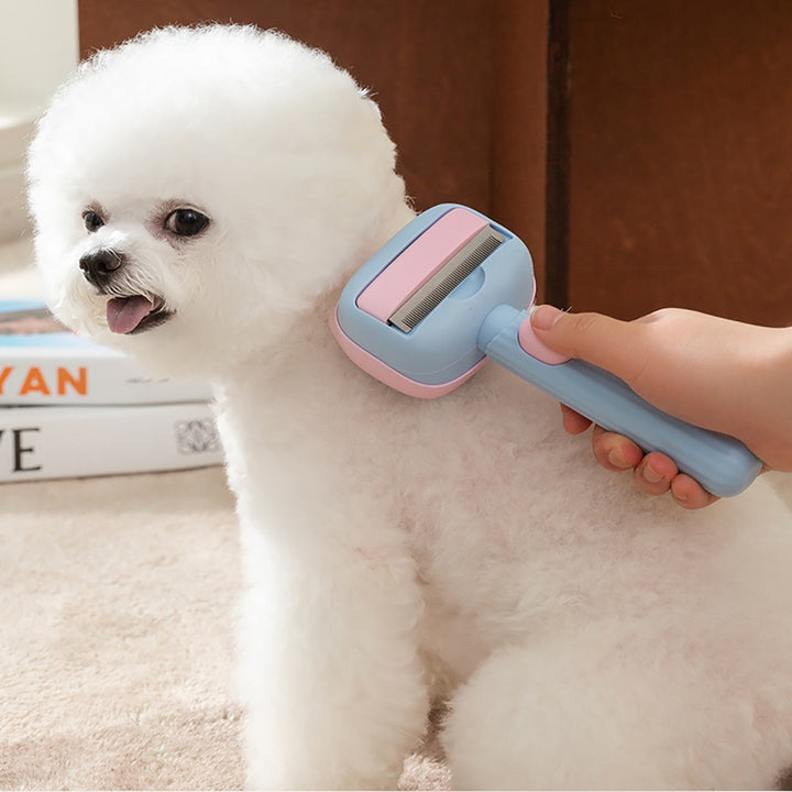 Pet Deshedding Grooming Brush For Hair Reduction