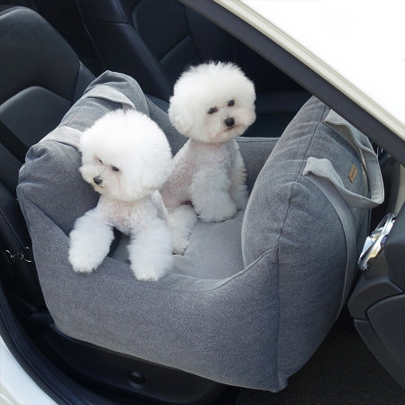 Waterproof Pet Car Seat Carrier With Breathable Mesh