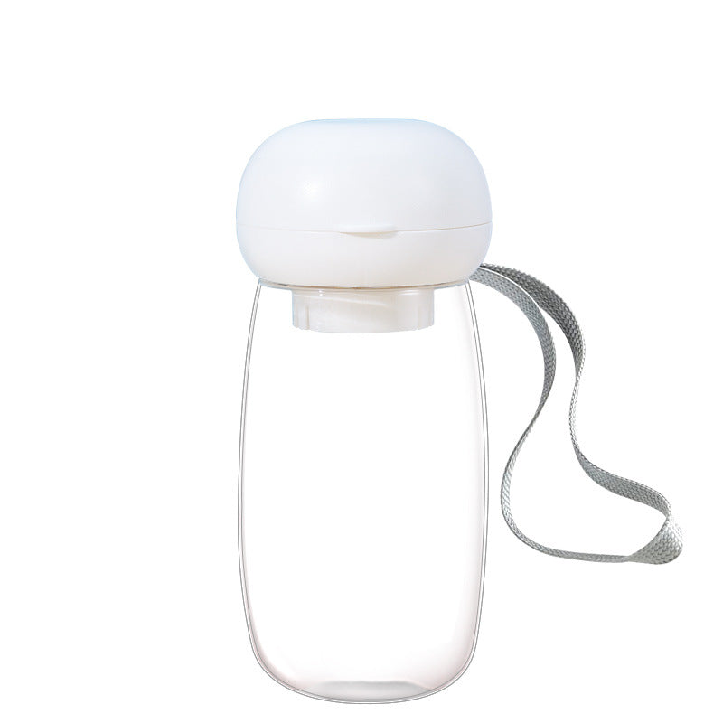 Portable Pet Water Bottle With Feeding Bowl For Travel