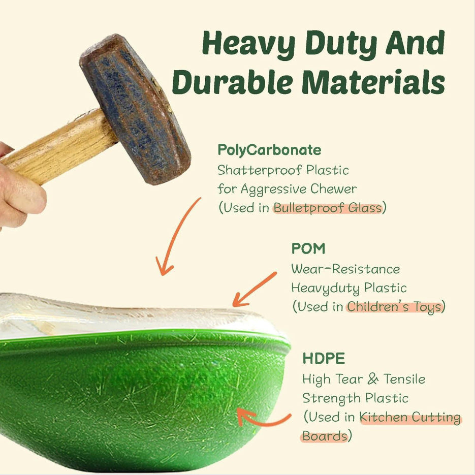 Pet Anti Tumble Avocado Feeding Bowl