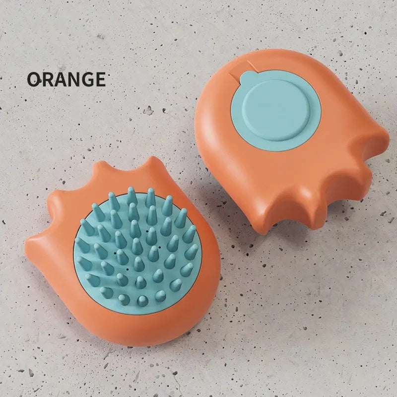 Pet Bath Massage Brush Comb With Shampoo Box Cleaning Supplies