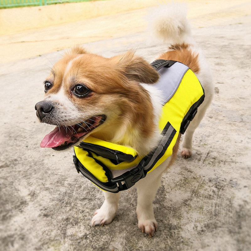 Pet Reflective Airbag Nylon Life Jacket Clothing