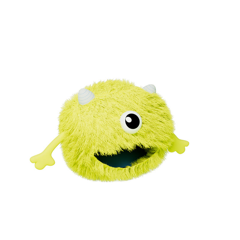 Pet Machine Washable Fluffy Round Calming Plush Bed
