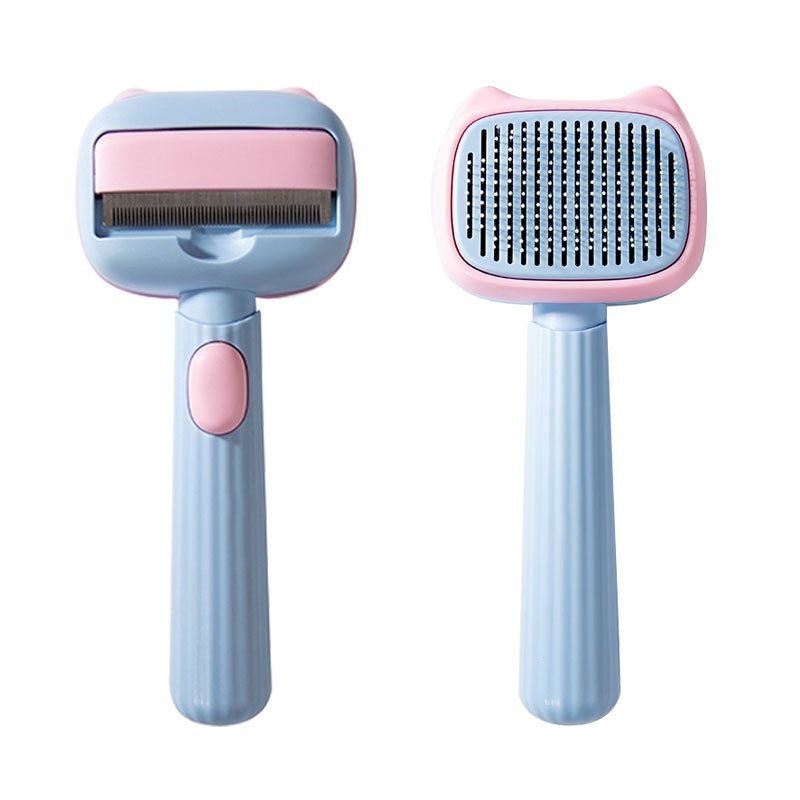 Pet Deshedding Grooming Brush For Hair Reduction