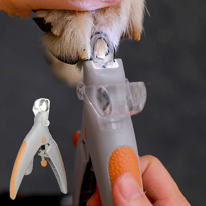 LED Pet Nail Clippers Scissors Grooming Tool