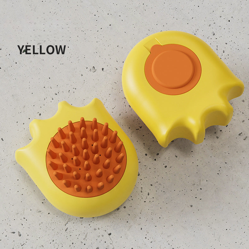 Pet Bath Massage Brush Comb With Shampoo Box Cleaning Supplies