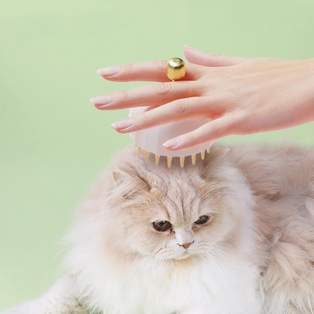 Pet Shampoo Massage Bath Grooming Brush
