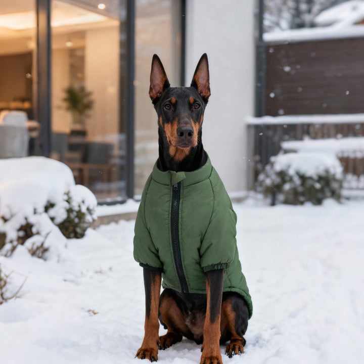 Cotton Two-Leg Pet Jacket For Warmth And Comfort
