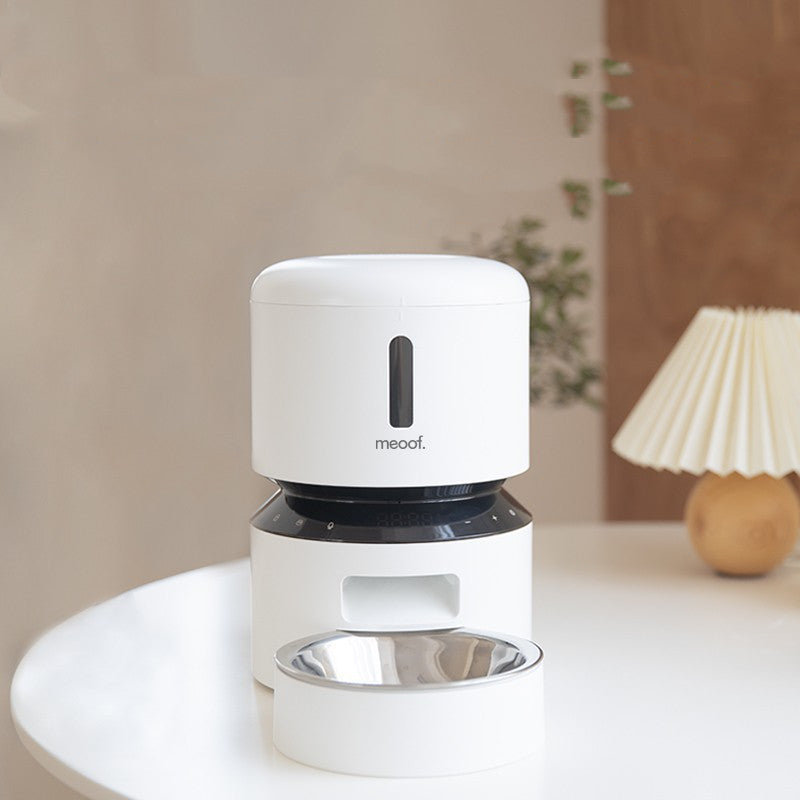 Pet Capsule Automatic Feeder Double Bowl System