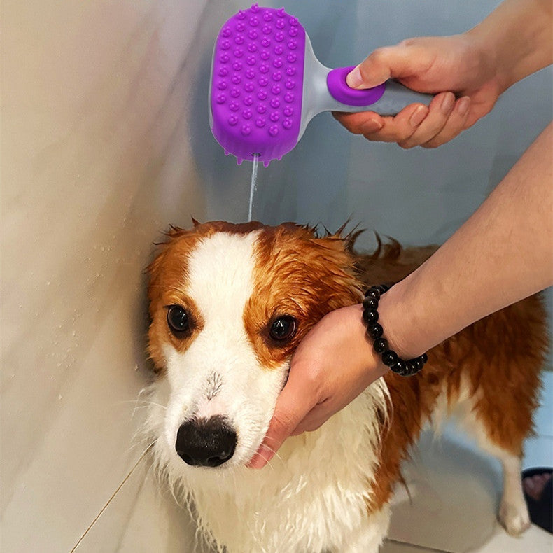Pet Shower Brush Bath Hair Cleaning Massage Brush