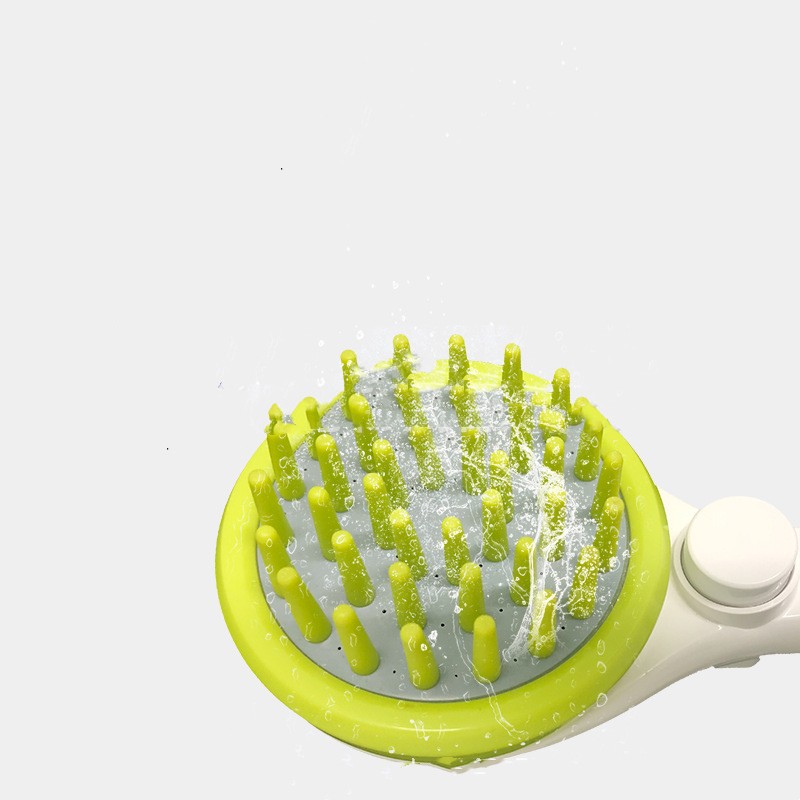 Pet Cleaning Massage Comb Bath Brush With Shower Head Attachment