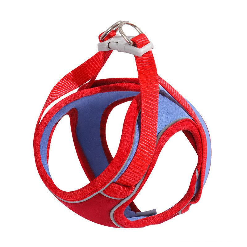 Reflective Anti-Escape Pet Harness With Adjustable Leash