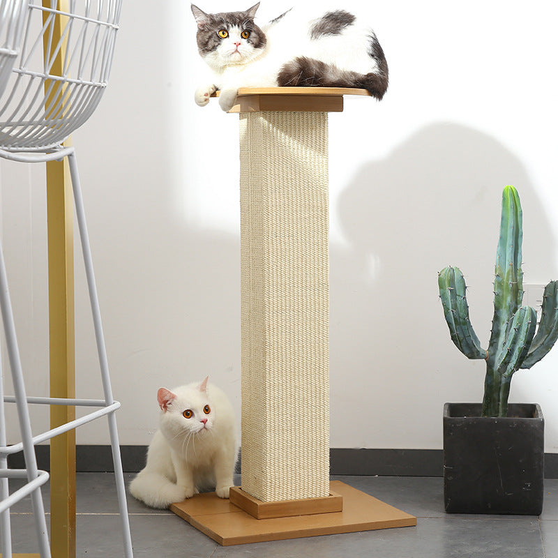 Pet Sisal Roman Column Scratch Board Interactive Toy