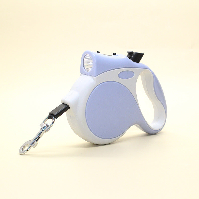 Lighted Retractable Pet Rope Leash For Safe Walking