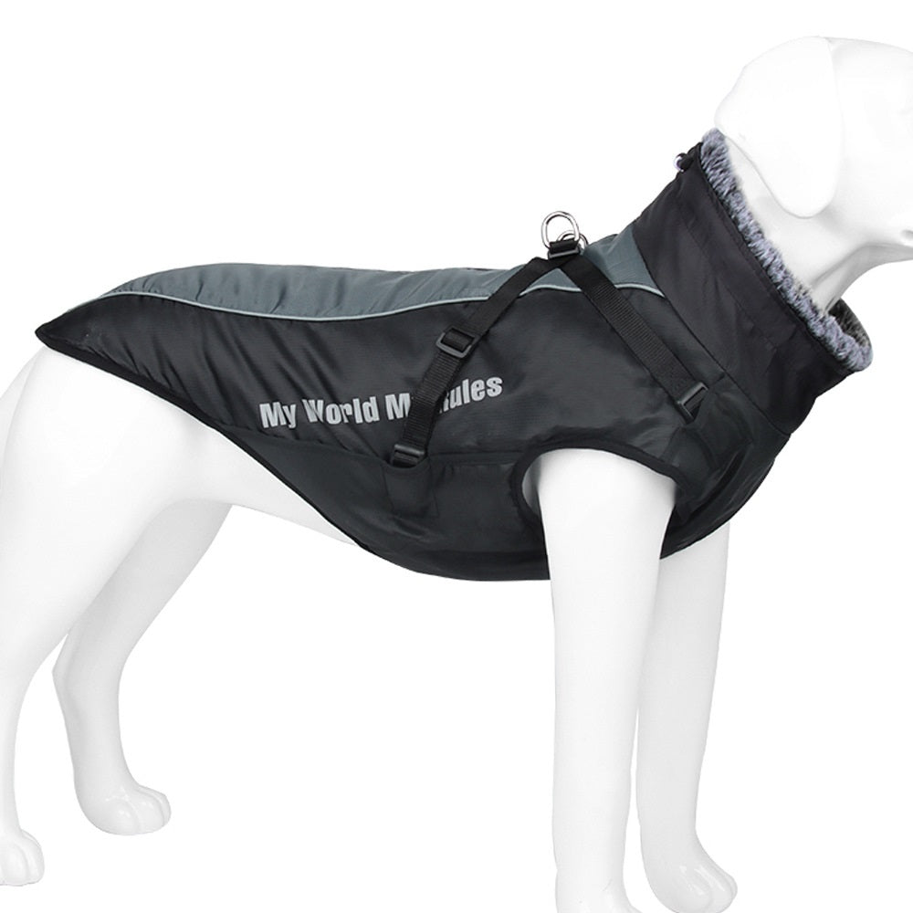 Pet Waterproof Reflective Winter Jacket For Outdoor Wear
