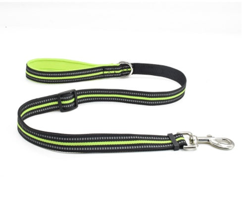Nylon Retractable Assisted Pet Leash For Outdoor Use