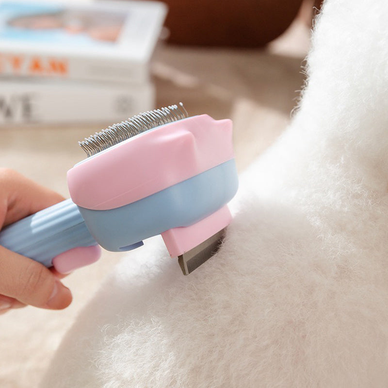Pet Deshedding Grooming Brush For Hair Reduction