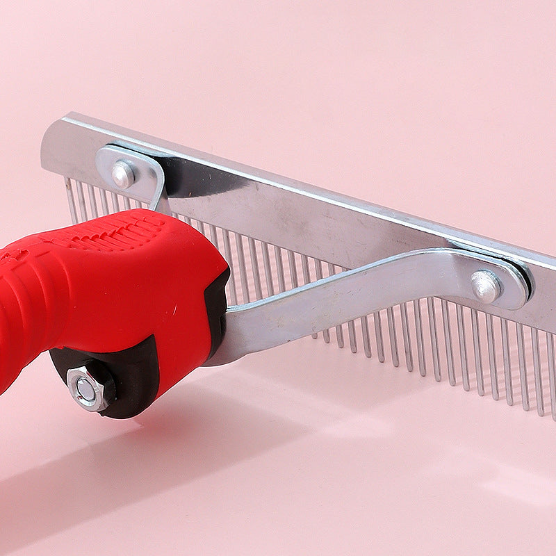 Extra Large Pet Rake Comb Deshedding Grooming Tool