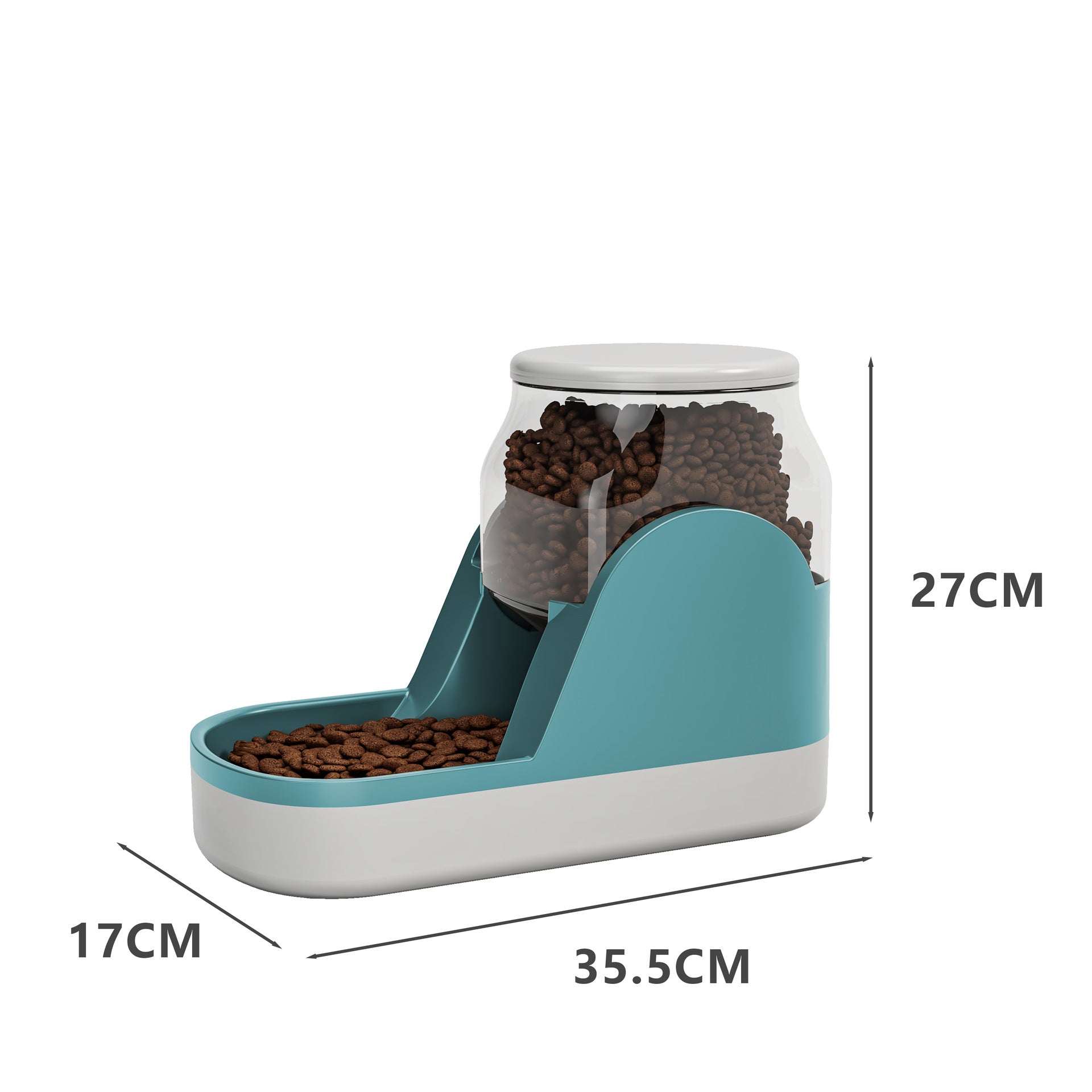 Pet Automatic Water Fountain Feeder Food Dispenser Bowl