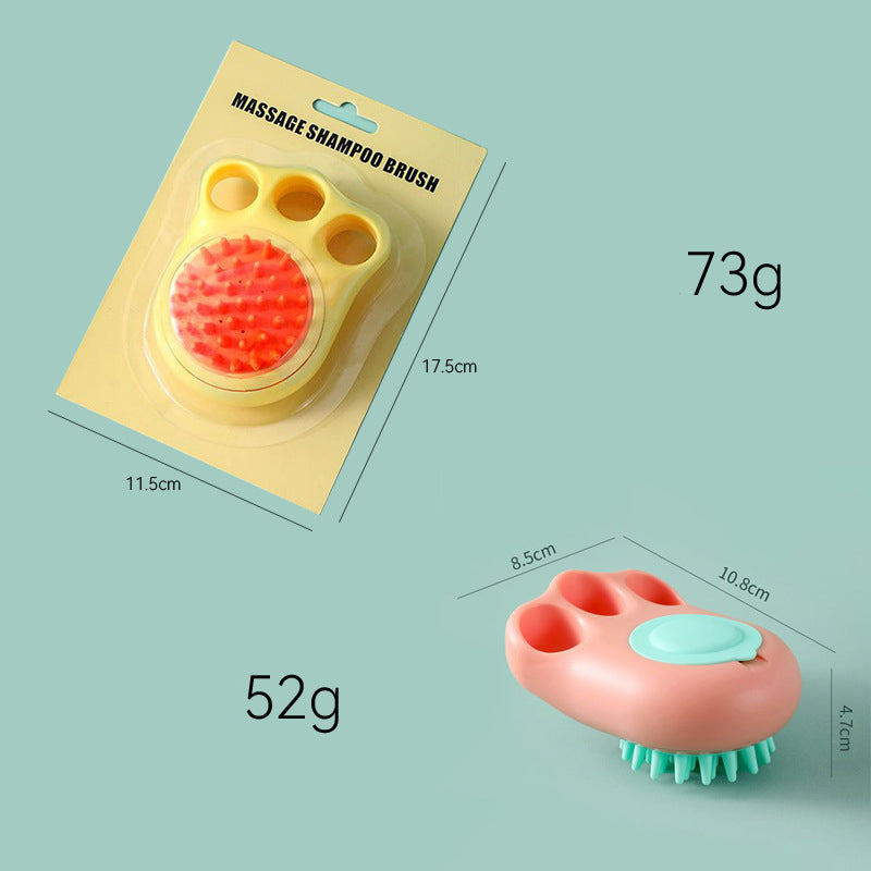 Pet Claw Bath Massage Brush Comb Tool