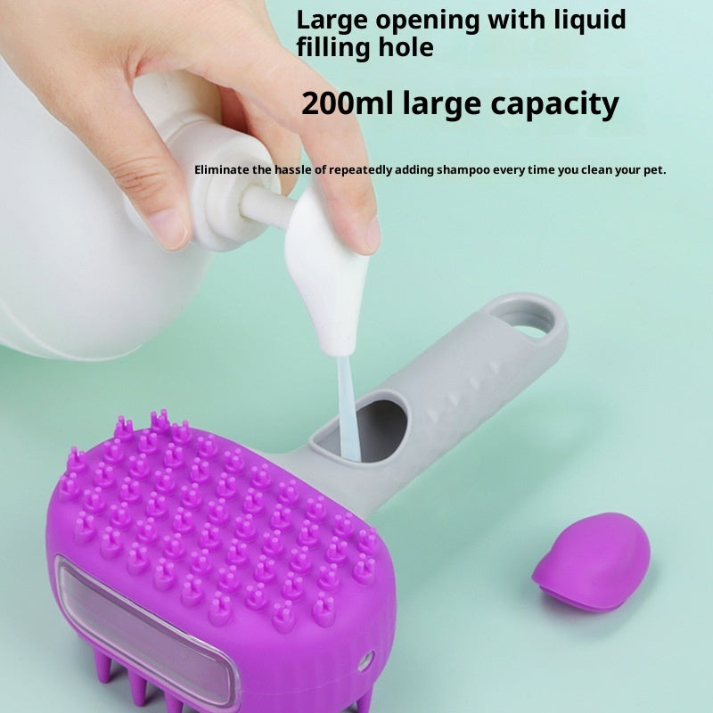 Pet Shower Brush Bath Hair Cleaning Massage Brush