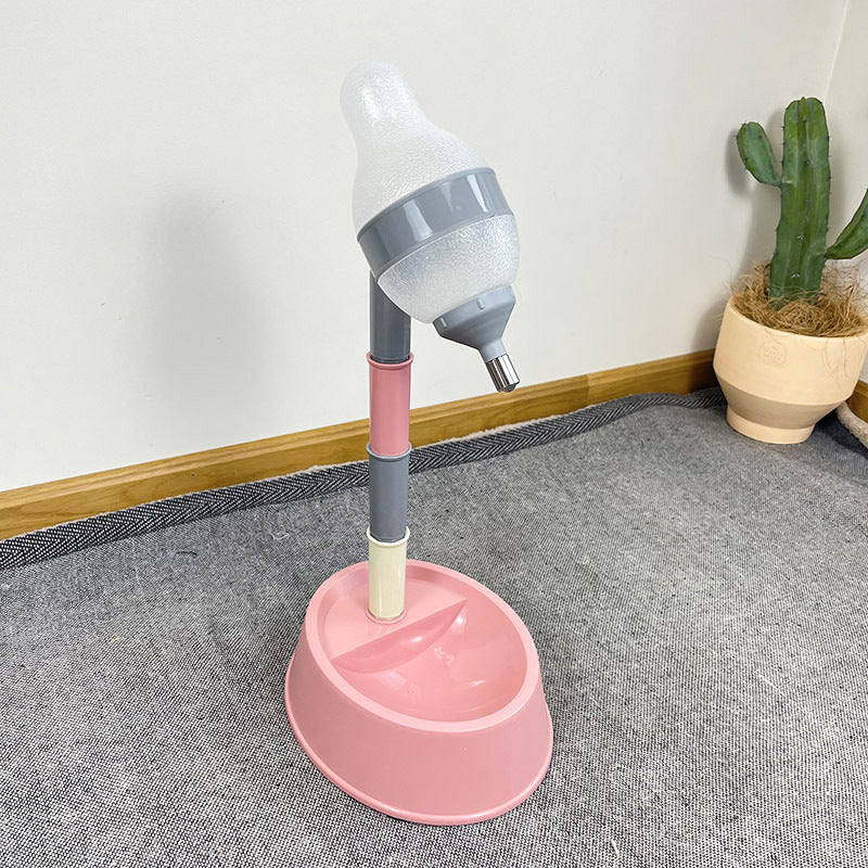 Pet Adjustable Height Automatic Water Dispenser Feeder Bowl