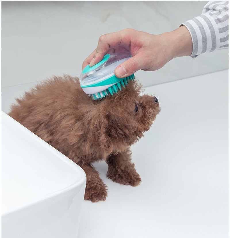 Pet Bath Massage Brush For Pet Grooming And Cleaning