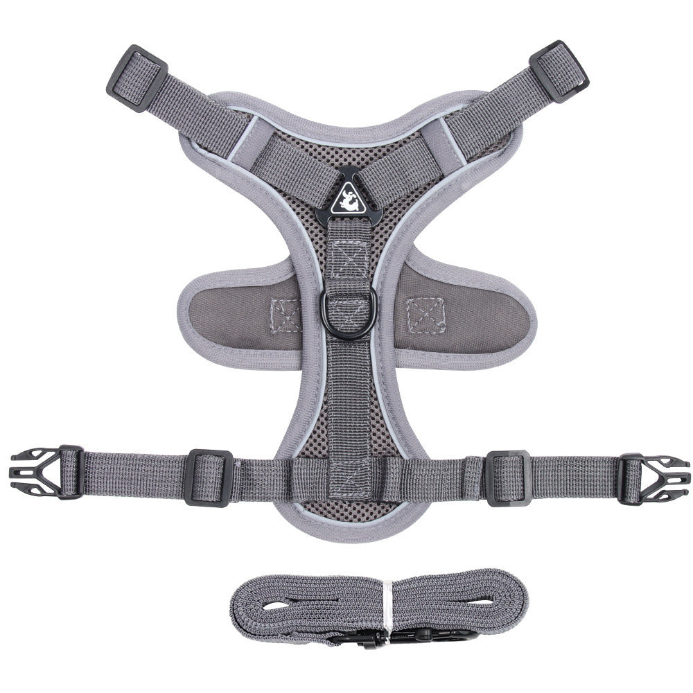 Pet Vest Style Chest Harness With Leash
