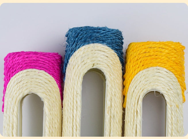 Pet Sisal Drum Three Piece Interactive Toy