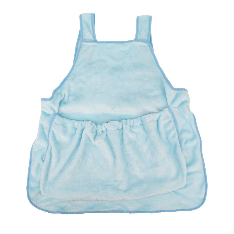 Plush Pet Carrier Apron Chest Bag For Travel