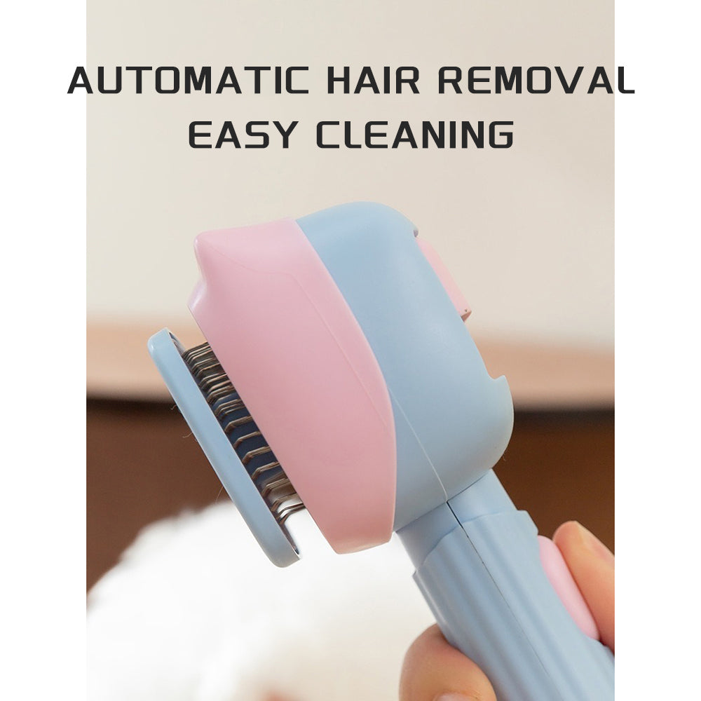 Pet Deshedding Grooming Brush For Hair Reduction