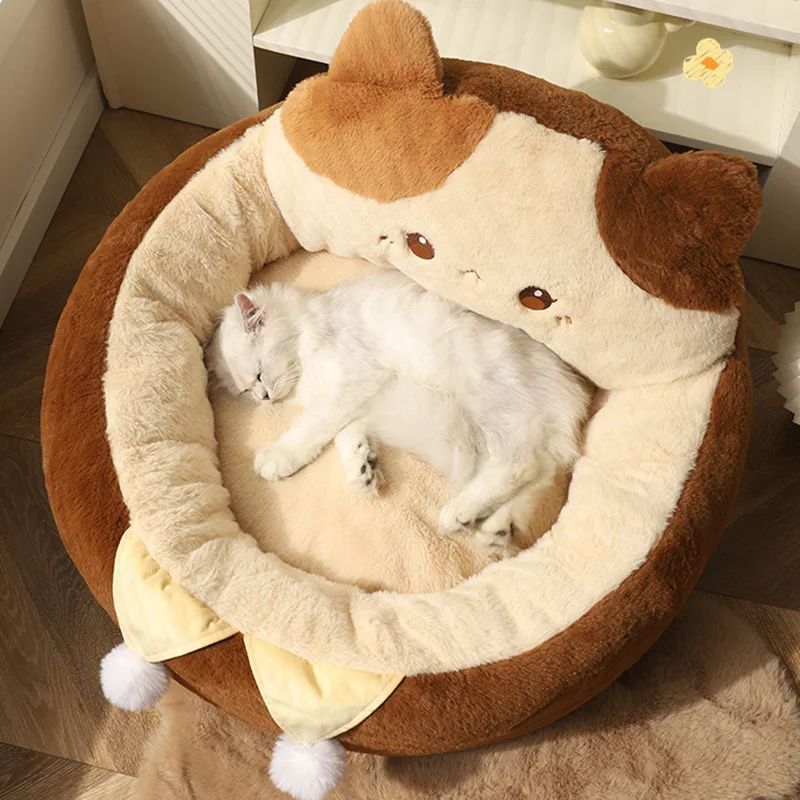 Pet Round Warm Sleep Cushion Sofa Nest Mattress