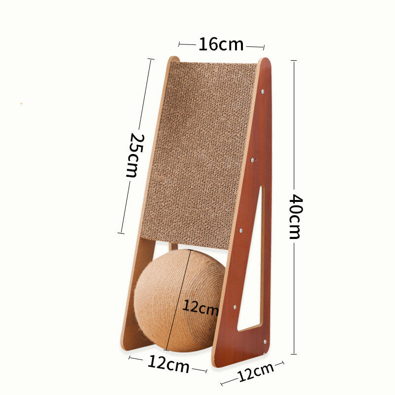 Pet Corrugated Paper Scratch Board Interactive Toy