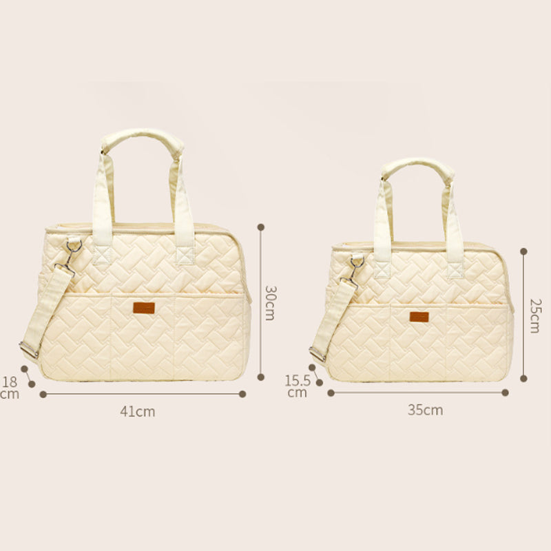 Breathable Pet Carrier Tote With Pockets And Cushion