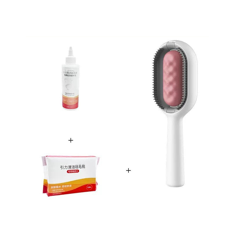 Pet Grooming Brush With Tank For Hair Removal Tool
