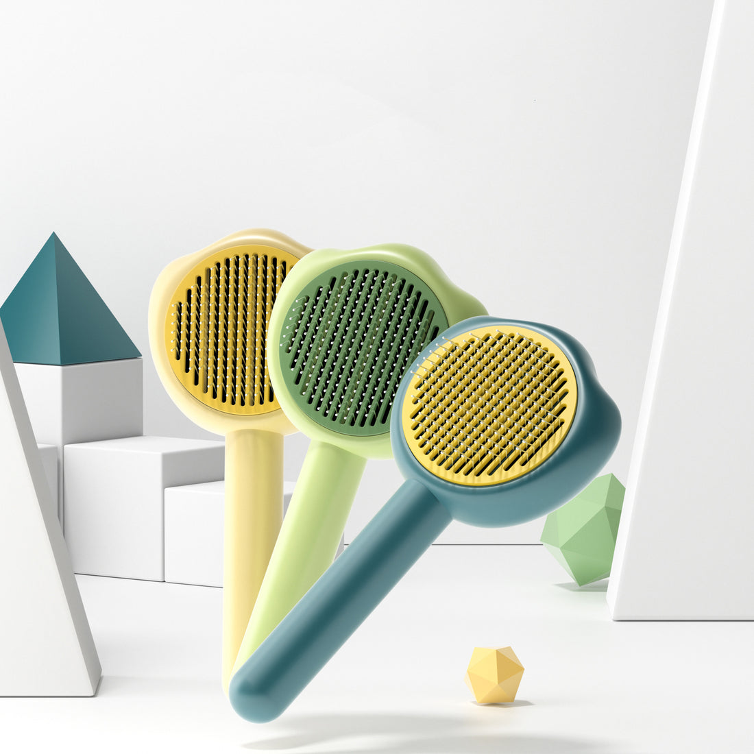 Self Cleaning Pet Grooming Comb Hair Remover Brush